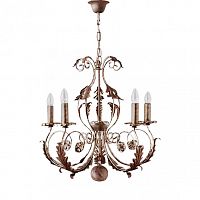 люстра 4962/5_v0580 от mm lampadari коричневая в Сочи