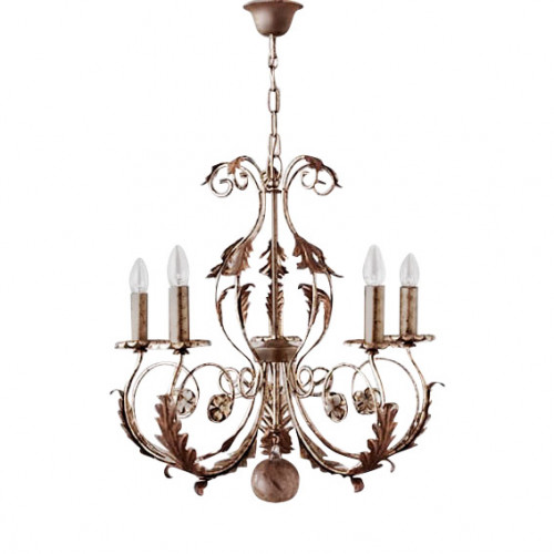 люстра 4962/5_v0580 от mm lampadari коричневая в Сочи