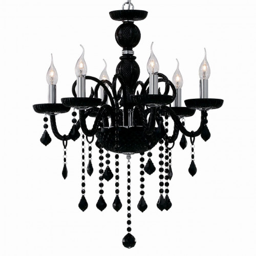 подвесная люстра ideal lux giudecca sp6 nero в Сочи