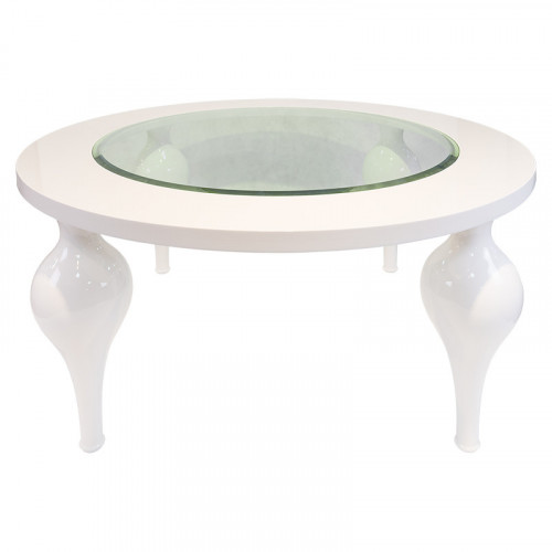 стол обеденный palermo круглый d150 белый в Сочи