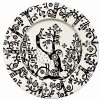 тарелка taika черно-белая в Сочи