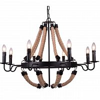 подвесная люстра arte lamp marsiglia a8956lm-8bk в Сочи