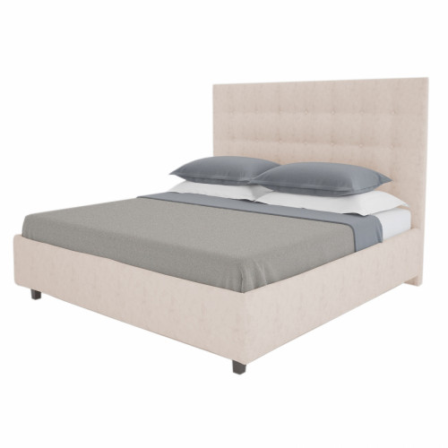 кровать двуспальная 180х200 светло-бежевая royal black в Сочи