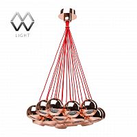 подвесная люстра mw-light котбус 2 492011919 медь в Сочи