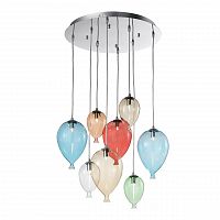 подвесная люстра ideal lux clown sp8 color в Сочи