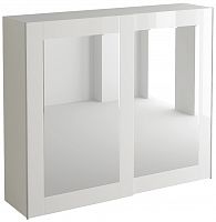 шкаф kristal со стеклянным фасадом белый в Сочи