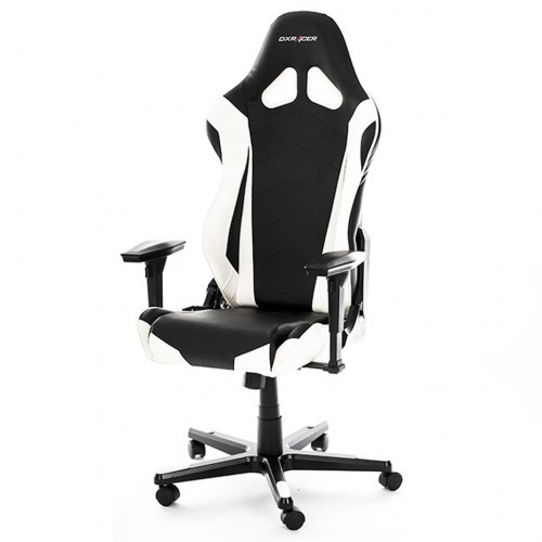 кресло геймерское dxracer racing черно-белое в Сочи