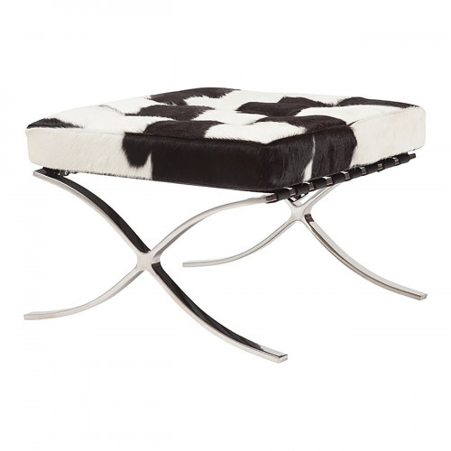 оттоманка barcelona stool бело-черная в Сочи