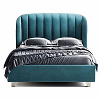 кровать двуспальная 160х200 бирюзовая tulip в Сочи