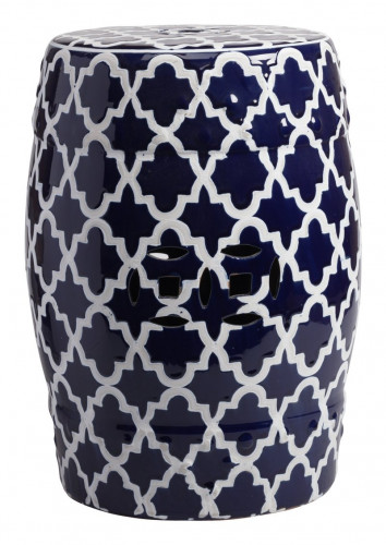 керамический столик-табурет istanbul stool dark blue в Сочи