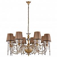 подвесная люстра crystal lux alegria sp8 gold-brown в Сочи