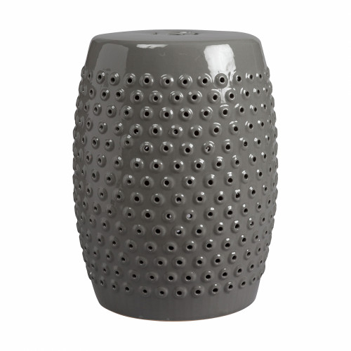 керамический столик-табурет cutwork garden stool серый в Сочи