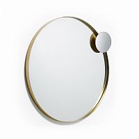 зеркало круглое золотое с дополнительным стеклом диаметр 76 см big ommy от la forma (ex julia grup) в Сочи