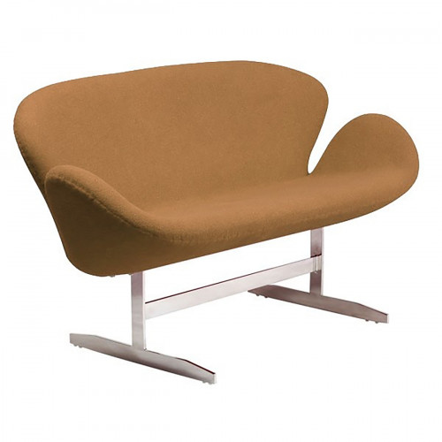 диван swan sofa прямой коричневый в Сочи