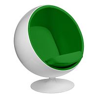 кресло eero aarnio style ball chair зеленое в Сочи