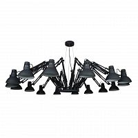 подвесная люстра arte lamp ragno a2043sp-16bk черная в Сочи