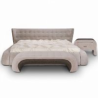 кровать двуспальная 180х200 бежевая meridian в Сочи