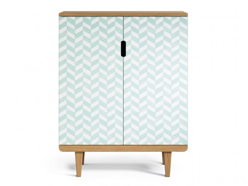 комод triptikh натуральный дуб / принт 050 мятный в Сочи