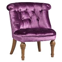 кресло sophie tufted slipper chair сиреневое в Сочи