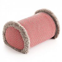 подушка большая-рол diagonal almond-red от gan в Сочи