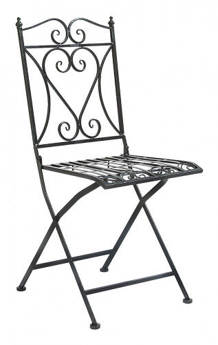 складной прямоугольный стул тюильри (черный антик) в Сочи