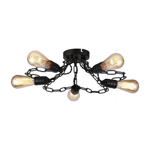 потолочная люстра arte lamp a9344pl-5bk в Сочи