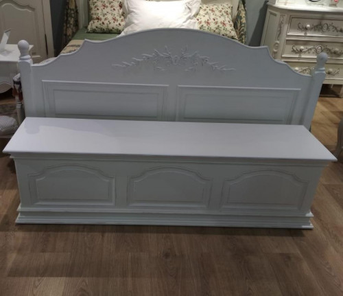 тумба в изножье кровати марсель белая в Сочи