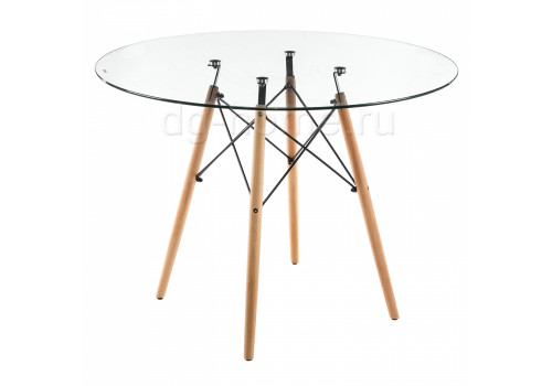 стол стеклянный nixon (eames style) натуральное дерево в Сочи