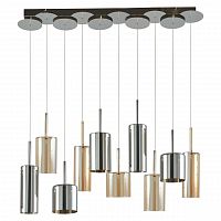 дизайнерская подвесная люстра spot light flaconetta 1301028 серая в Сочи