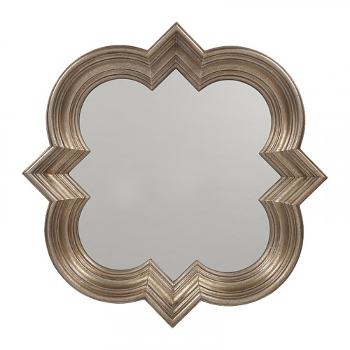 зеркало настенное в фигурной раме коричневое goldie в Сочи