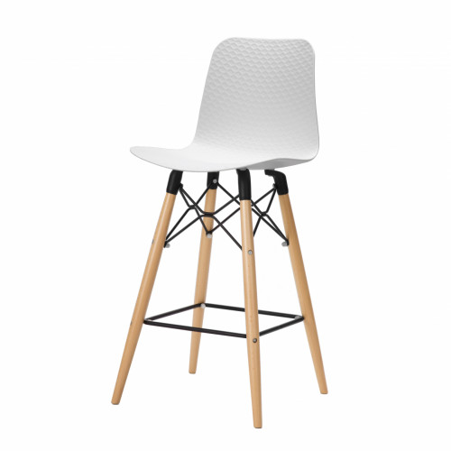 полубарный стул eiffel (eames style) белый в Сочи
