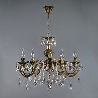 подвесная люстра ambiente aria 8818/5 pb tear drop в Сочи