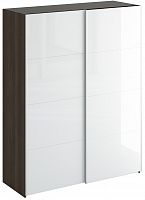 шкаф-купе slide 1700 белый глянец с коричневым в Сочи
