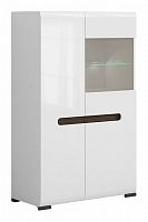шкаф-витрина для посуды black red white ацтека reg1w1d/14/9 в Сочи