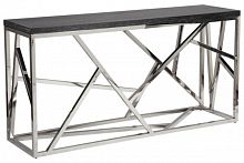 консоль geometric 180x50x90 металл, черная столешница в Сочи