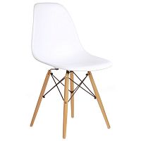 стул деревянный pc-015 белый (eames style) в Сочи