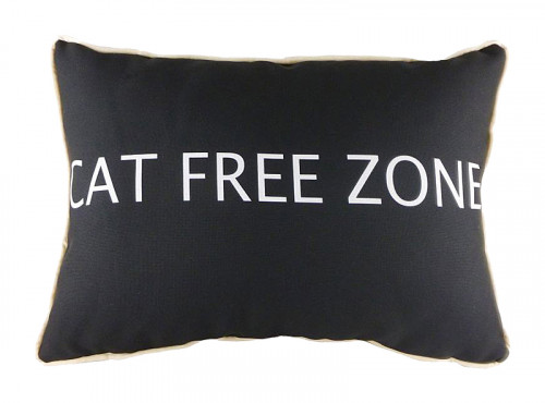 подушка с надписью cat free zone в Сочи