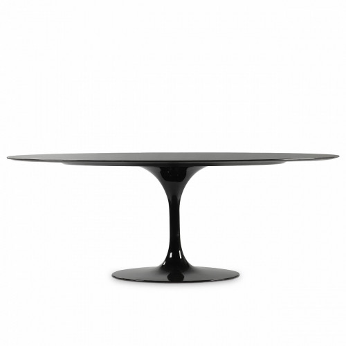 стол обеденный tulip овальный черный в Сочи