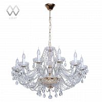 подвесная люстра mw-light каролина 6 367012812 золото в Сочи