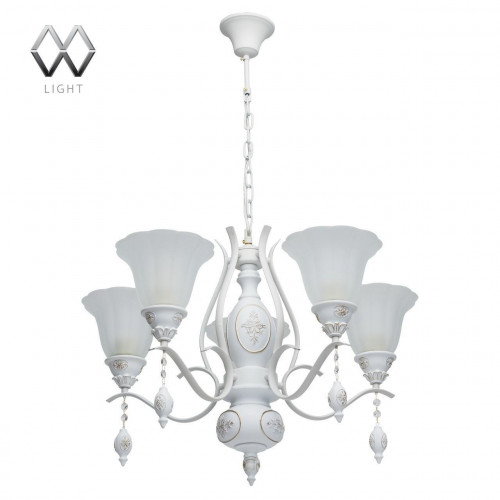 подвесная люстра mw-light версаче 639011505 белая в Сочи