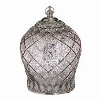 фонарь с led crystal серебристого цвета в Сочи