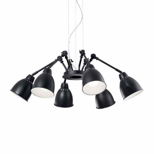 подвесная люстра ideal lux newton sp6 nero в Сочи