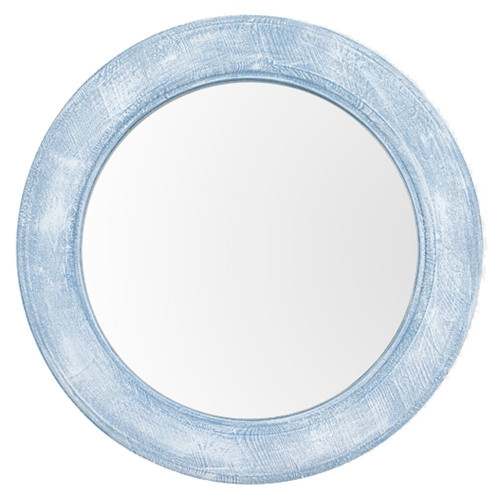 зеркало круглое голубое round window в Сочи