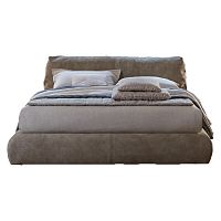 кровать двуспальная 180х200 серая sharpei в Сочи