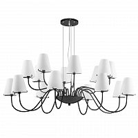 подвесная люстра lightstar diafano 758167 черная в Сочи
