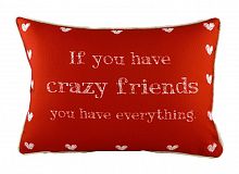 подушка с надписью crazy friends в Сочи