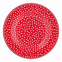 десертная тарелка dot red в Сочи