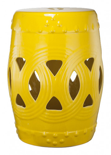 керамический столик-табурет fence stool yellow в Сочи