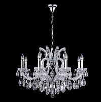 подвесная люстра crystal lux hollywood sp8 chrome в Сочи