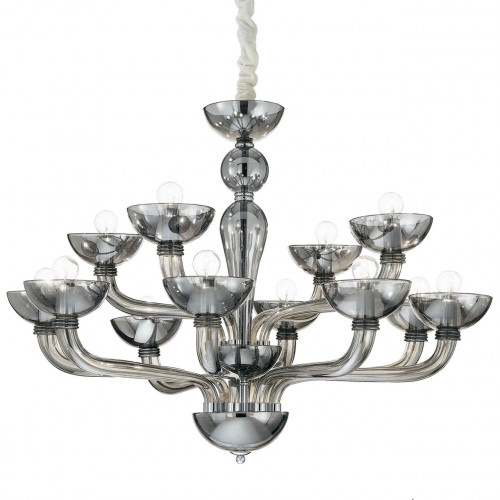 подвесная люстра ideal lux casanova sp12 fume в Сочи